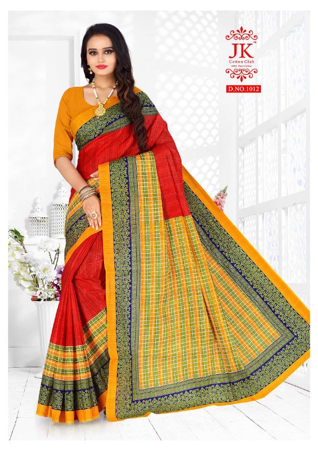 Jk Vaishali Special Edition 1 Fancy Casual Daily Wear Cotton Saree Collection